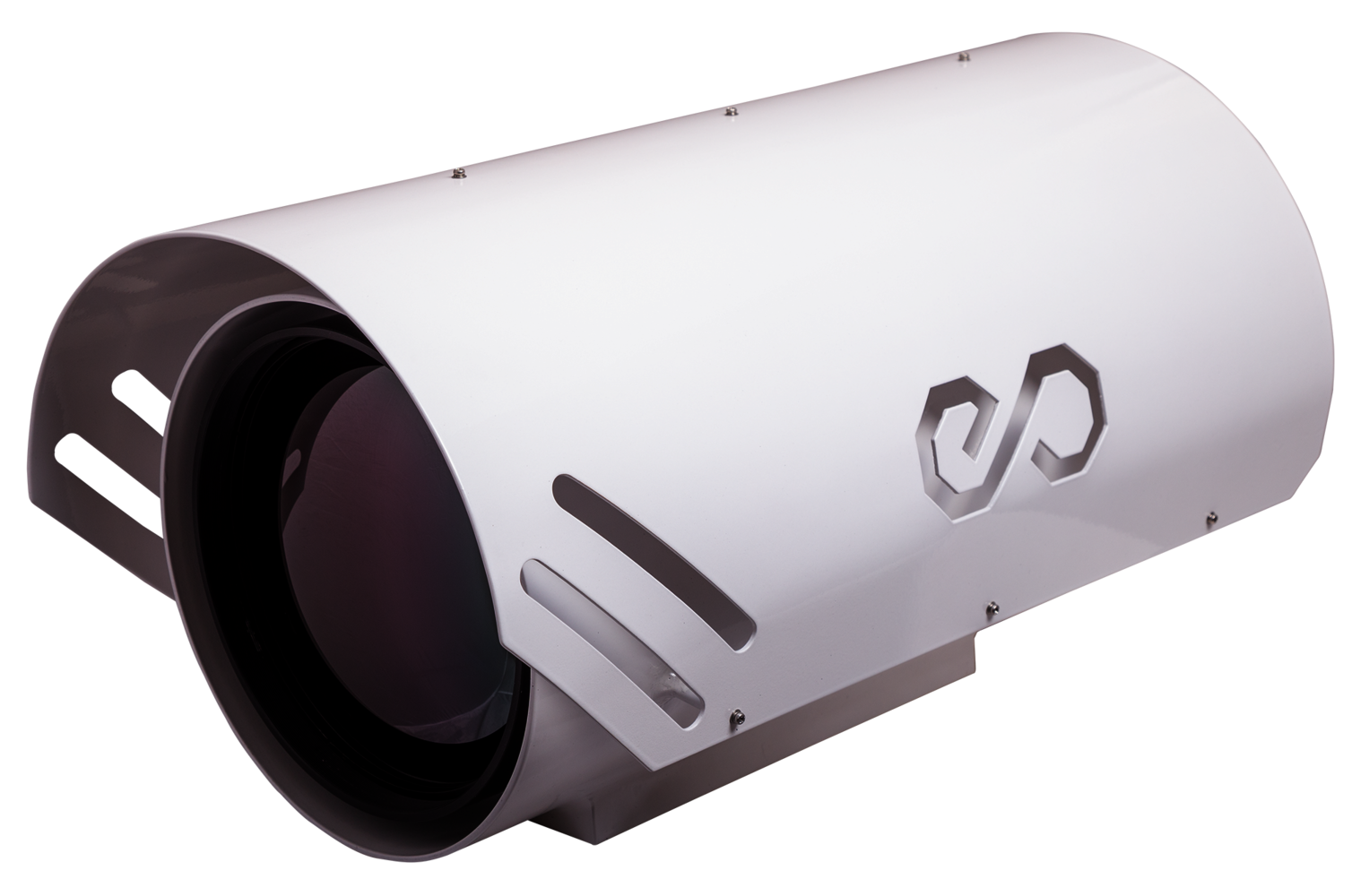 Cooled thermal imaging camera in weatherproof enclosure.