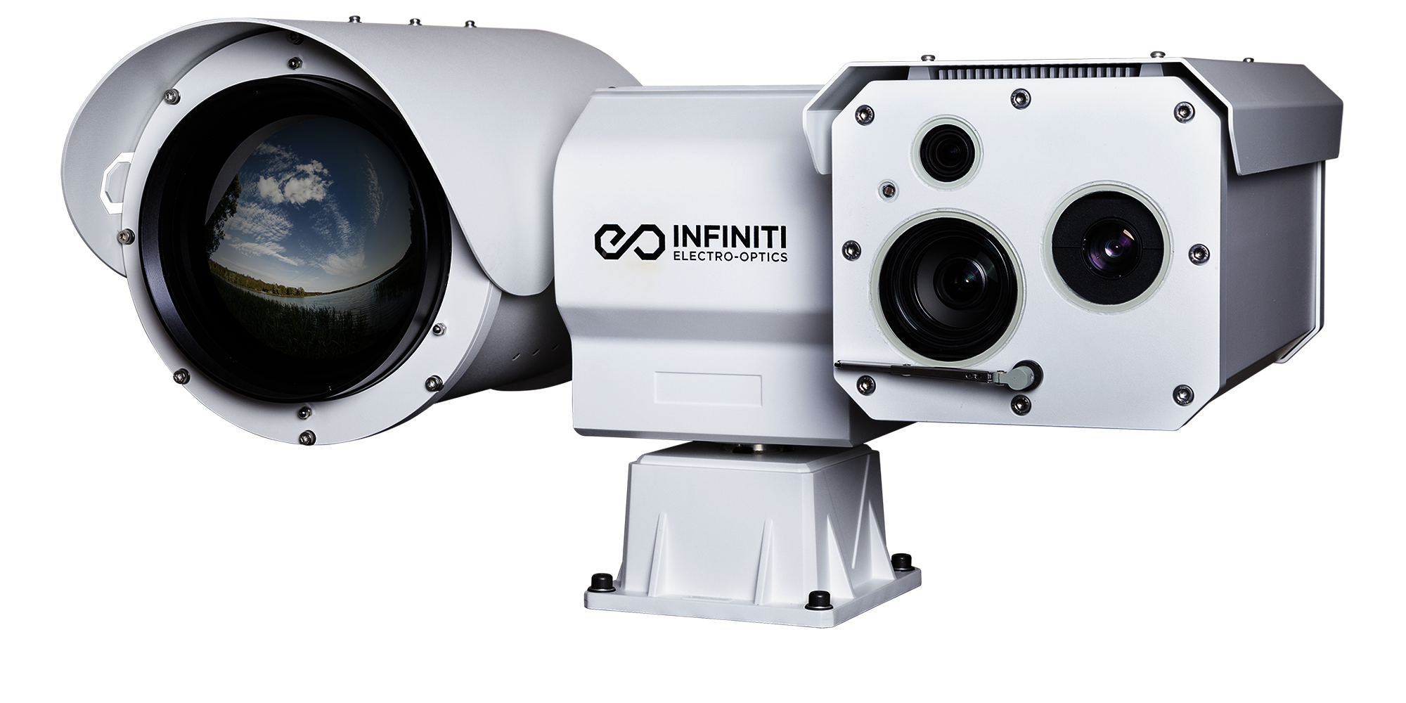 Sentry Multi-Sensor PTZ Camera System with 8MP 49X Zoom Lens, 230mm LWIR Thermal Camera and 4K Spotter Camera